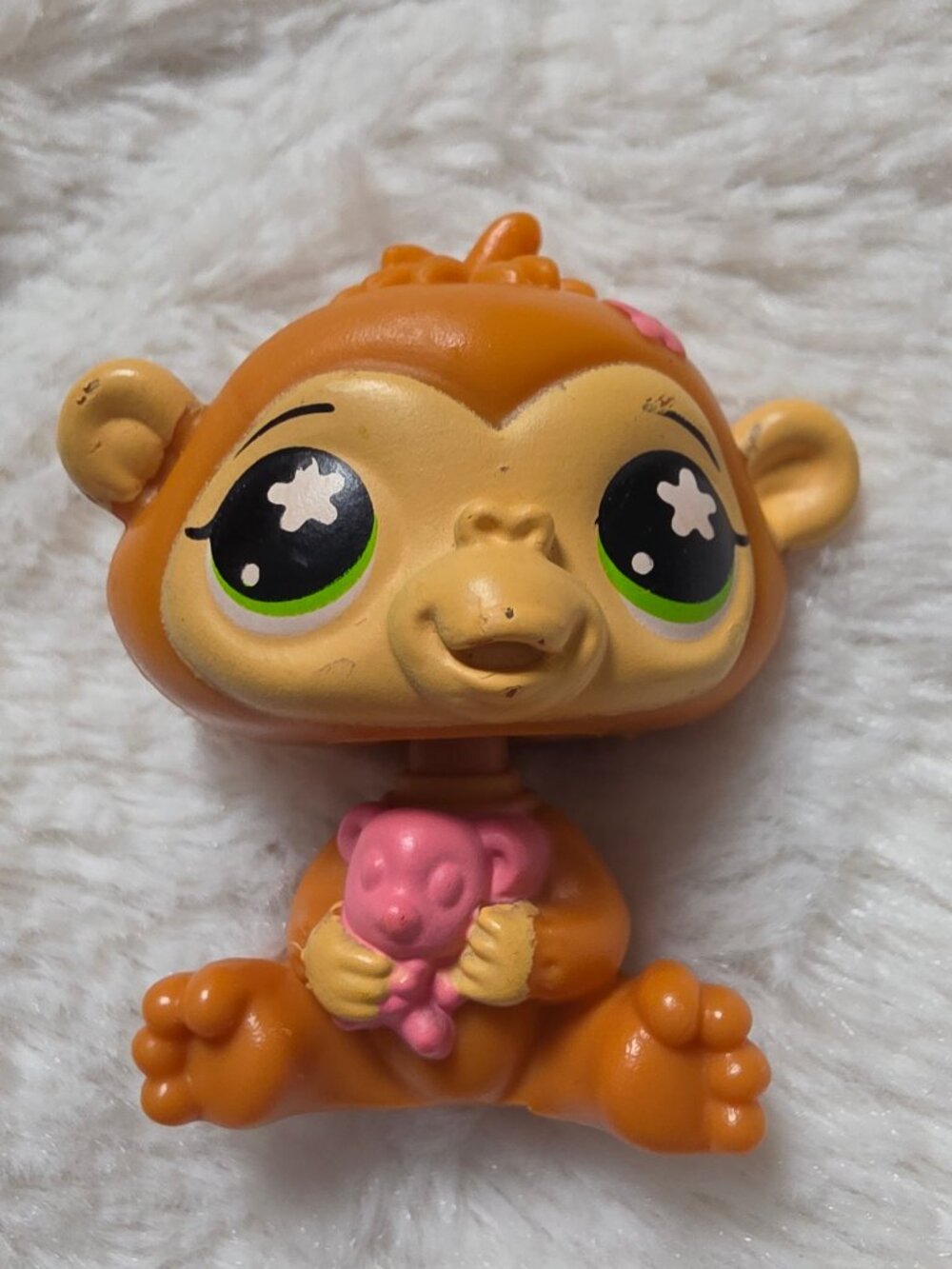 Hasbro Littlest Pet Shop Chimpanzee 696 McDonald's Happy Meal Monkey Toy 2008